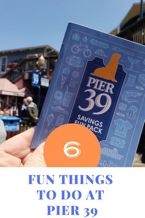 6 Fun Things To Do At Pier 39   Pier 39 is my favorite place to go.  There are so many fun activities to do and something for everyone at the Pier. Now I'm not saying the activities are free, they are NOT but guess what go on TripAdvisor and get a package deal for the whole family, that will save you time and money. #sanfrancisco #pier39 #thingstodo  @tripadvisor House On Piers Ideas, Pier Ideas Lakeside, Pier Ideas, Pier Painting Beach, Shorncliffe Pier, Pier 39, Package Deal, Oh My Goodness, Fun Activities To Do