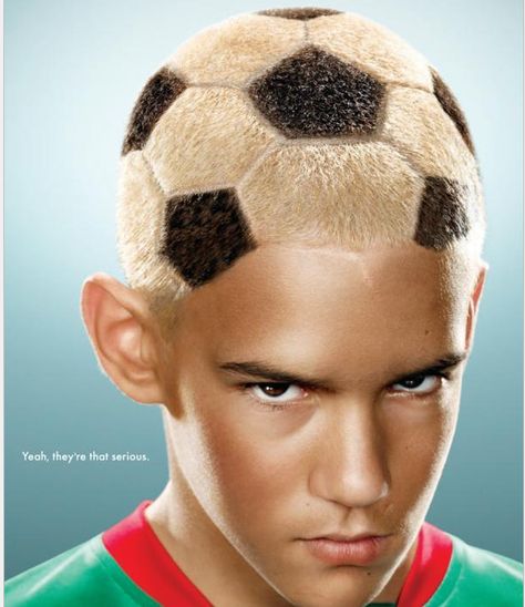 Um . . . .no! Great Clips Coupons, Jill Greenberg, Funny Commercial Ads, Soccer Hair, Advertising Pictures, Funny Commercials, Haircut Designs, Popular Haircuts, Childrens Games