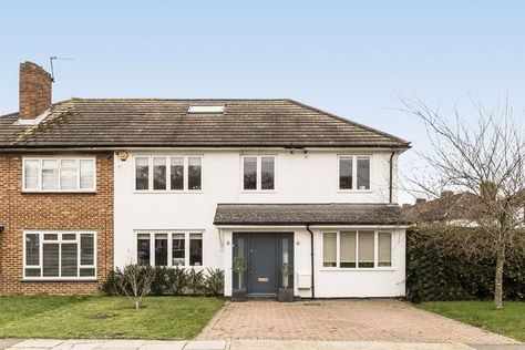 1960s Semi Detached House Renovation, Semi Detached House Extension Floorplan, Side Extension Semi Detached, 1970s Renovation, 1930s House Extension Floorplan, Extension Floorplan, Semi Detached House Extension, 1930s House Extension, Extension Exterior