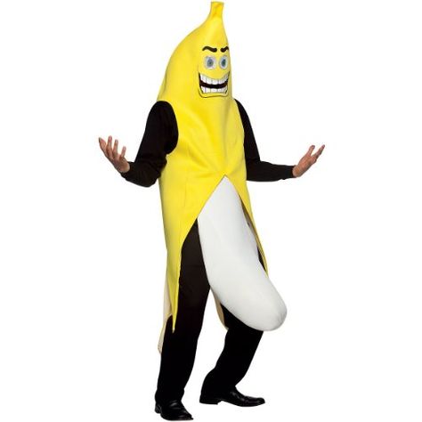 Banana Halloween Costume, Banana Costume, Flash Costume, Funny Dresses, Funny Fruit, Funny Costumes, Mens Halloween Costumes, 웃긴 사진, Adult Halloween Costumes