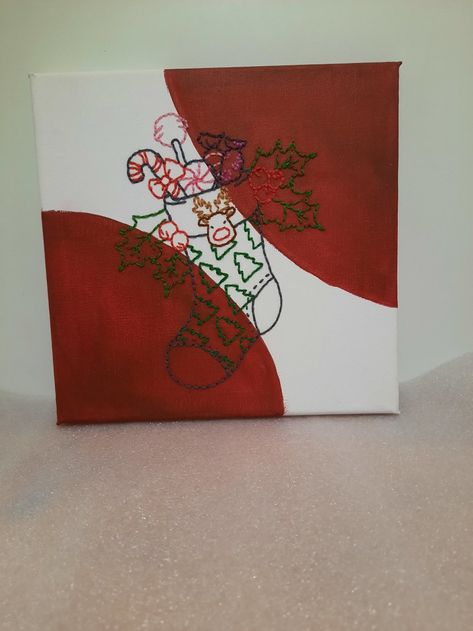 Embroidered Canvas Art, Embroidery Canvas, Embroidered Canvas, Canvas Art, Couture, Book Cover, Embroidery, Canvas, Art