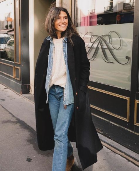 Charlotte Husson, Look Office, Fashion Fails, Denim On Denim, Mode Inspo, 가을 패션, Weekend Wear, Celebrity Outfits, Looks Style