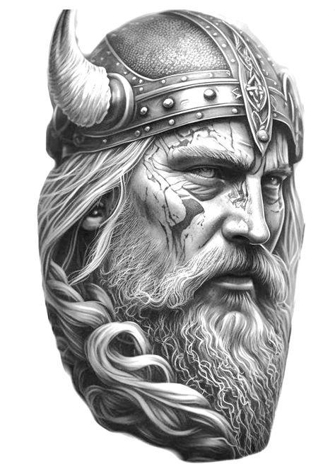 Nordic Mythology Art, Thor Drawing, Darkside Tattoo, Viking Warrior Tattoos, Hope Tattoo, Salvation Tattoo, Tattoo Nails, Chicano Tattoo, Warrior Tattoos