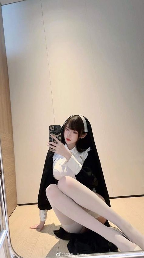 Cosplay Nun, Nun Cosplay, Inuyasha Cosplay, Maid Cosplay, Anime Soul, Korean Beauty, Cute Anime Character, Art Girl, Beauty