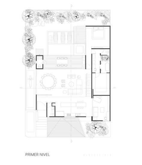 Loft House Plans, Resort Plan, Vintage House Plans, Architectural Floor Plans, Villa Plan, Simple House Plans, Minimal House Design, Architectural House Plans, Bungalow Design