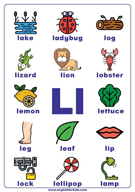 English alphabet - letter L. L Letter Words, Letter L Flashcards, Letter L For Preschoolers, Letter L Worksheets For Preschoolers, Letter L Activities For Preschool, Letter L Worksheet, Letter L Words, Letter L Worksheets, Phonics Chart