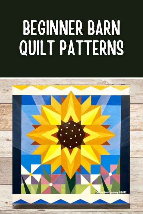 Discover the joy of creating with beginner barn quilt patterns! Perfect for those new to this craft, these designs are simple yet beautiful, providing step-by-step instructions to help you get started. Transform barns, walls, or outdoor spaces with these charming patterns. Dive into the world of barn quilts and unleash your creativity with beginner barn quilt patterns. How To Paint A Barn Quilt Tutorials, Wallhanging Quilts Patterns, Barn Quilt Art, How To Make Barn Quilts, Barn Quilt Patterns Templates Easy Free, How To Paint A Barn Quilt, How To Make A Barn Quilt, Barn Quilt Patterns Meanings, Free Barn Quilt Patterns Templates