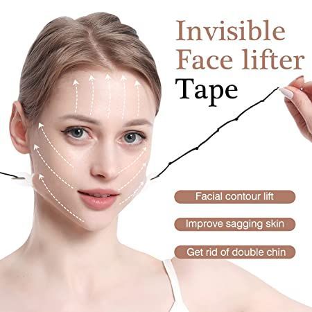 Face Lift Tape, Reduce Double Chin, Eye Wrinkles, Instant Face Lift, 3 Face, Eye Wrinkle, Chubby Cheeks, Facial Muscles, Face Lift