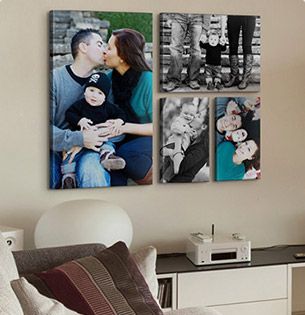 Canvas Prints | Canvas Prints Order Form - Canvas On Demand® Canvas Photo Wall Ideas Living Rooms, Canvas Pictures On Wall Living Room, Canvas Family Photo Wall Ideas, Canvas Picture Wall Ideas Living Room, Canvas Portrait Wall Layout, Canvas Prints On Wall Layout, Canvas Collage Wall Layout, Canvas Prints On Wall, Canvas Photo Wall Ideas