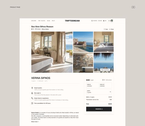 TripToDream — Travel Web Design | Booking | UX/UI on Behance Ui Forms, Hotel Booking App, Hotel Booking Website, Booking App, Website Ideas, Hotel Booking, Design Ui, Booking Hotel, Ux Ui