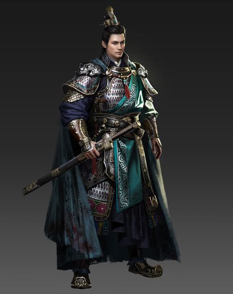 Arabic Knight, Chinese Warrior Art, Dynasty Warriors Characters, Dynasty Warriors, Hack And Slash, Artsy Outfit, Samurai Tattoo, Fantasy Warrior, Character Outfits