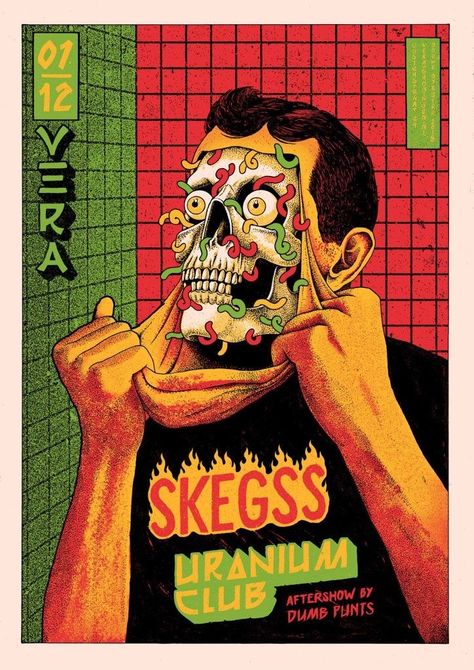 Skegss Aesthetic, Skegss Poster, Punk Artwork, Image Halloween, Punk Poster, Weekly Inspiration, Arte Punk, Psy Art, Punk Art