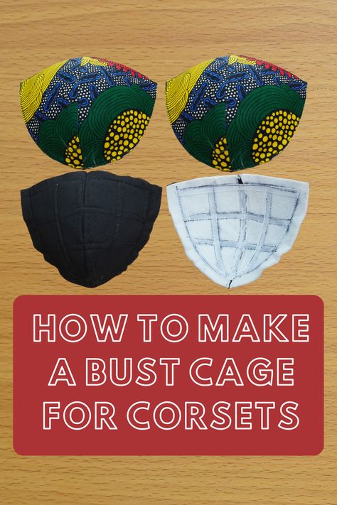 Are you looking for the perfect way to fashion an eye-catching bust cage for your corsets? Look no further! This video will provide step-by-step instructions on how to easily create a unique and stylish bust cage for any corset. You'll be amazed at how simple it is to make a bust cage that will add flair and personality to your look. With a few easy steps, you'll be able to craft a stunning piece of fashion that will turn heads. Bust Caging Tutorial, Corset Making, Bra Hacks, Pattern Drafting, Large Bust, Corsets, Sewing Tutorials, Different Types, Sewing