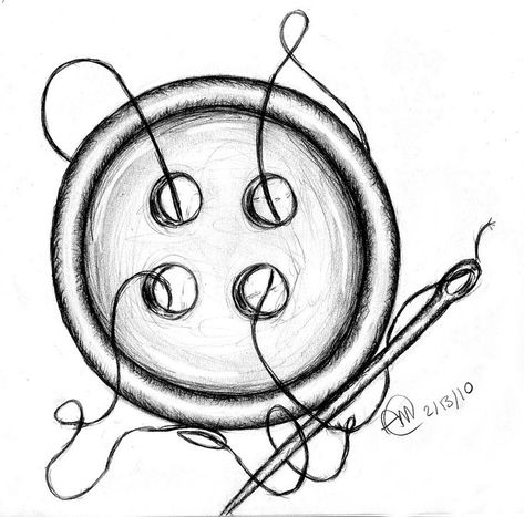 Sewing Button Clip Art Black and White Baby bedding, blankets, and ... Coraline Button Eyes Drawing, Coraline Drawing, Sewing Tattoos, Button Tattoo, Clip Art Library, Halloween Tattoos, Button Art, Drawing Images, Sewing Art