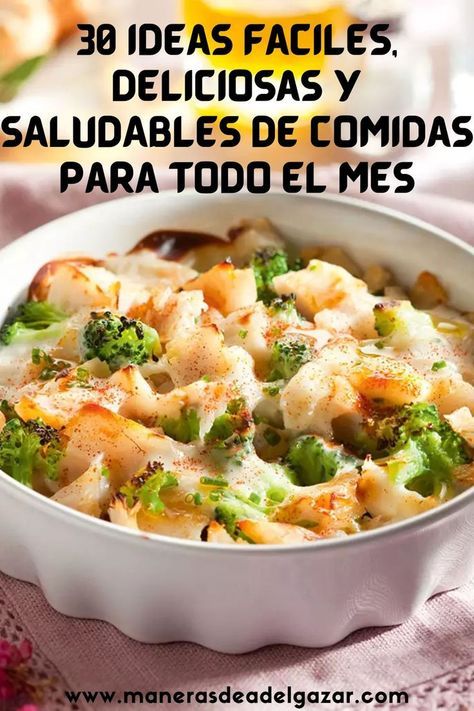 ¿Buscas comidas saludables para comenzar y terminar tu día? Por suerte para ti, en este artículo puedes encontrar 28 deliciosas recetas para el desayuno, el almuerzo y la cena. Boricua Recipes, Keto Menu, Idee Pasto Sano, Appetizers Easy, Appetizer Recipes, Meal Prep, Hockey, Healthy Eating, Food And Drink