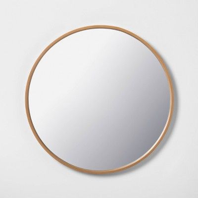 Large Round Wall Mirror, Round Mirror Decor, Hearth & Hand With Magnolia, Circle Mirror, Chip And Joanna Gaines, Wood Framed Mirror, Wood Wall Mirror, Wooden Mirror, Hearth And Hand