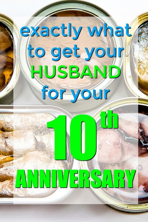 Exactly what to get your husband for your tenth anniversary 10th Anniversary Gifts For Him, 10th Anniversary Idea, Wedding Anniversary Gifts For Him, Ten Year Anniversary Gift, 10 Year Wedding Anniversary Gift, Veil Updo, Anniversary Ideas For Him, Tin Anniversary Gifts, Traditional Anniversary Gifts