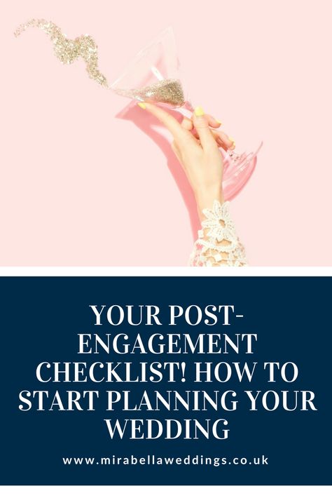 Newly engaged? Read our checklist to kickstart your wedding planning! www.mirabellaweddings.co.uk Engagement Checklist, Newly Engaged, Planning Tips, Wedding Planning Tips, Plan Your Wedding, Luxury Wedding, Wedding Inspo, Create Yourself, Wedding Planning