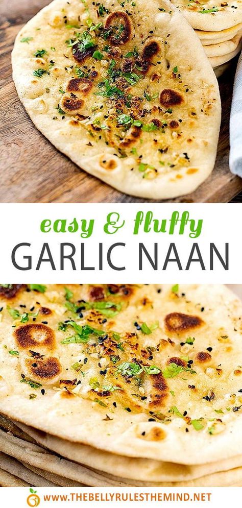 Best Naan Recipe, Naan Easy Recipe, Naan Recipe Easy, Naan Recipes Easy, Naam Bread Recipe Easy, Vegetarian Naan Recipes, Naan Bread Recipe Bread Machine, Wrap Bread Recipe, Recipe Naan Bread