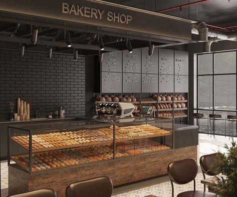 Bakery Time - Riyadh Bakery Floor Plan, Bakery Shop Design, Bakery Shop, Autodesk 3ds Max, Riyadh, 3ds Max, Autocad, Adobe Photoshop, Interior Architecture Design