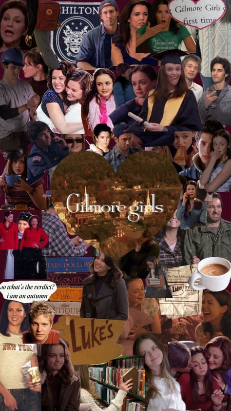 gilmore girls wallpaper collage Gilmore Girls Collage, Gilmore Girls Wallpaper, Girls Wallpaper, Wallpaper Collage, Girl Wallpaper, Gilmore Girls, Collage