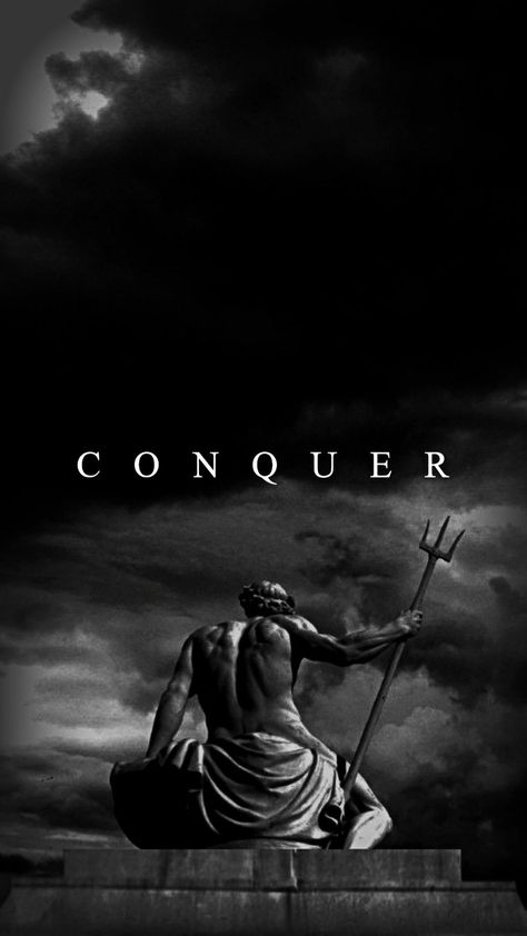 Dominate Quotes Wallpaper, Greek Gods Wallpaper Aesthetic, Greek God Wallpaper, Conquer Wallpaper, Rage Wallpaper, Stoic Wallpaper, God Wallpaper Aesthetic, Lock Screen Wallpaper Disney, Greek God Wallpaper Aesthetic