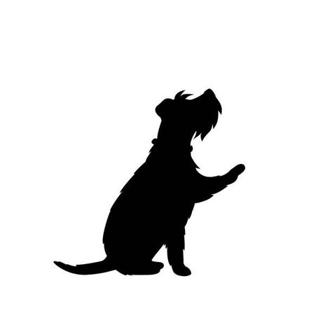 Schnauzer Tattoo, Schnauzer Drawing, Dog Crying, Black Schnauzer, Schnauzer Art, Dog Portraits Art, Silhouette Logo, Silhouette Tattoos, Black Silhouette