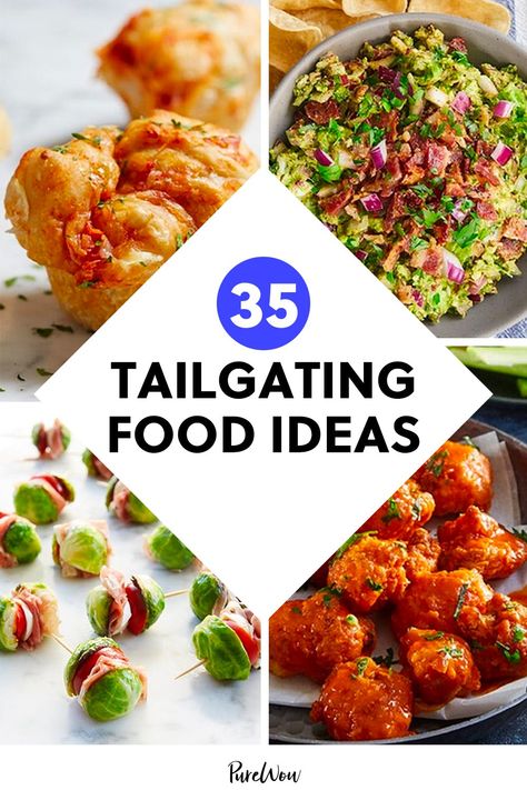 35 Tailgating Food Ideas That Are Total Winners Tailgating Food Ideas, Cauliflower Appetizer, Easy Entertaining Food, Tailgate Recipes, Tailgating Food, Homemade Cheese Crackers, Tailgate Snacks, Bacon Guacamole, One Pot Vegetarian