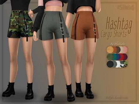 Shorts With Straps, Masculine Clothing, Multiple Rings, Kim Lip, Sims 4 Mm, Sims 4 Cas, Sims Community, Sims 4 Game, Sims 4 Cc Finds