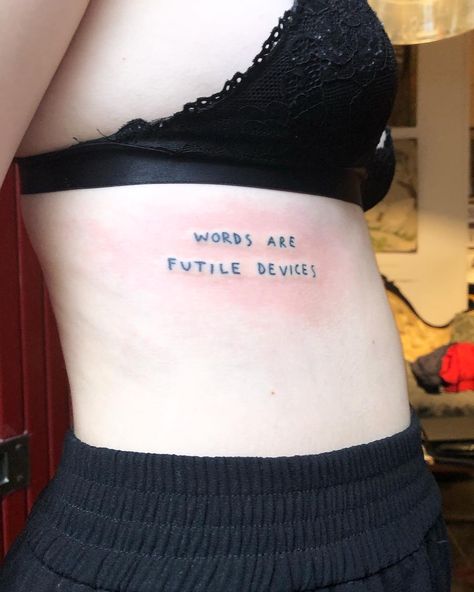 Tattooed something SUFJAN STEVENS SAID on the RIBS OF A BABE. Thank you so much @emmaschantz Lovely to meet you.… Sufjan Stevens Tattoo, Swans Tattoo, Cmbyn Tattoo, Cutesy Tattoos, Digital Art Quotes, Single Tattoo, Stick And Poke Tattoos, Swan Tattoo, Somewhere In Northern Italy 1983