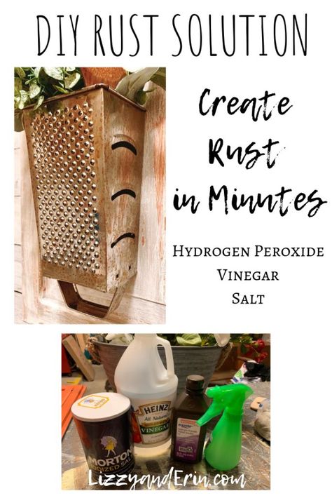 Create rusty "old" decor!