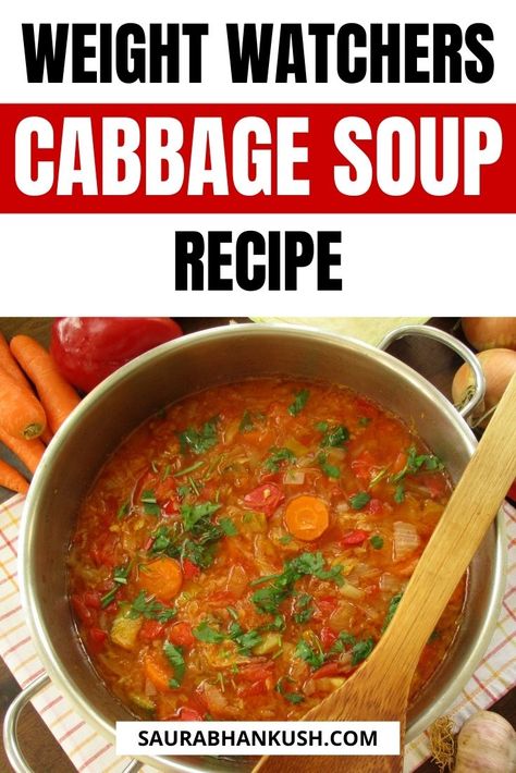 Ladies I have weight watchers cabbage soup recipe with healthy veggies like beans, garlic, tomato, carrots etc. I like these soups for my weight watchers dinner recipes. Soup Smoothies, Weight Watchers Cabbage Soup Recipe, Weight Watchers Cabbage Soup, Weight Watcher Smoothies, Cabbage Soup Recipe, Weight Watchers Dinner, Weight Watchers Soup, Weight Watcher Dinners, Weight Watchers Dinner Recipes