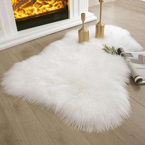 Save this pin for 15 stunning bedroom rug ideas to elevate your home decor! Spice up your floors with these trendy designs that will transform your space. #HomeDecor #InteriorDesign #RugIdeas White Area Rug Bedroom, Furniture Accents, Fuzzy Rug, Faux Fur Area Rug, Faux Sheepskin Rug, Faux Fur Rug, Fur Rug, Bedroom Area Rug, Fur Throw Pillows