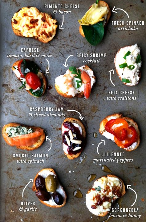 Crostini Party, Bruschetta Bar, Sommer Mad, New Year's Eve Appetizers, Smitten Kitchen, God Mat, Food Blogs, Idee Pasto Sano, Naan