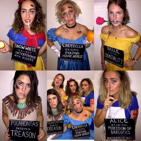 Mugshot Princess Costume, Dark Disney Princess Costume, Dead Disney Princess Costume, Boxing Halloween Costume, Disney Princess Halloween, Alice Costume, Disney Princess Costumes, Halloween Costume Idea, Hallowen Costume