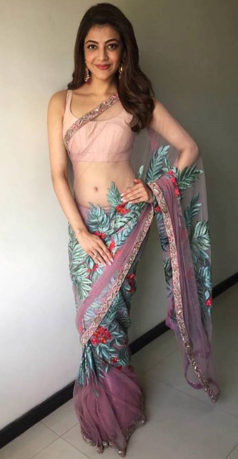 Kajal Agarwal Hot Navel Photo shoot In Pink Saree 2017 Low Waist Saree, Kajal Agarwal Saree, Saree Navel, Kajal Agarwal, Saree Photoshoot, Black Saree, Net Saree, Lakme Fashion Week, Pink Saree