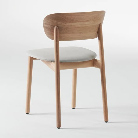 Dining Chair Scandinavian, Modern Wooden Dining Chairs, Scandi Cafe, Contemporary Wood Dining Chairs, Light Wood Chairs, Curved Back Dining Chair, Scandinavian Dining Chair, Simple Dining Chair, Bg House