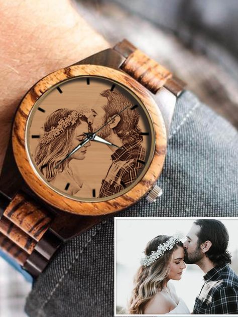 Landscapes Photos, Dry Leaf Art, Personalized Watches, Customized Photo Gifts, Dry Leaf, About People, Wooden Watch, Best Moments, Photo Gift