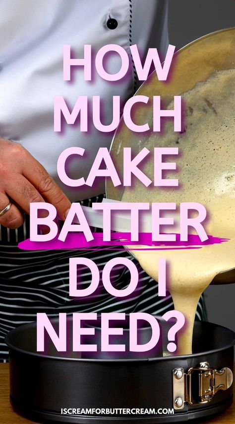 Cake Portion Guide, Full Sheet Cake, Cake Batter Recipes, 12 Inch Cake, Half Sheet Cake, Cake Pan Sizes, Cake Portions, Circle Cake, Wilton Cake Pans