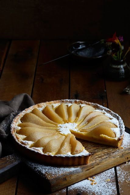 Fabulously French: French Food Friday...Pear and Almond Frangipane Tart Almond Frangipane, Food Deserts, Frangipane Tart, Turkey Pumpkin, Pear Tart, Food Collection, Sweet Pie, Sweet Food, Eat Dessert First