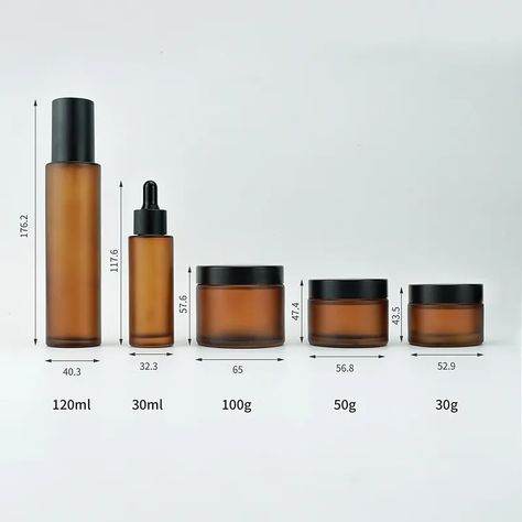 Cylinder Glass Bottles And Jars In Amber Color,Matte Finish For Glass Cosmetic Packaging - Buy Amber Glass Bottle,Amber Glass Jar,Matte Glass Bottle Product on Alibaba.com Magic Mushies, Amber Packaging, Glass Bottle Packaging, Brown Glass Bottles, Colored Glass Bottles, Label Ideas, Cosmetic Labels, Plastic Pallets, Brown Bottles