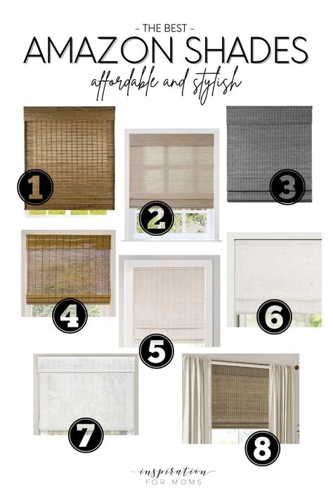 The best Amazon shades! Bamboo, Roman shades, textured shades, and more! Shop all the shades you see here: https://liketk.it/4sX0V #amazonshades #romanshades #windowshades Window Treatments Bedroom Small Windows, Linen Shades Living Room, Window Coverings For Casement Windows, Big Front Window Curtains, Hang Blinds Above Window, Curtains For Different Size Windows, Window Treatments 3 Windows In A Row, Curtains For Windows Close Together, Types Of Window Shades