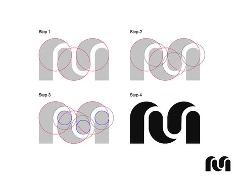 M Logo Process by Michal Tomašovič on Dribbble App Logo Inspiration, Button Logo Design, Curvy Logo, Bio Logo, Logo Board, Geometric Logo Design, The Letter M, Learning Logo, Inspiration Logo Design