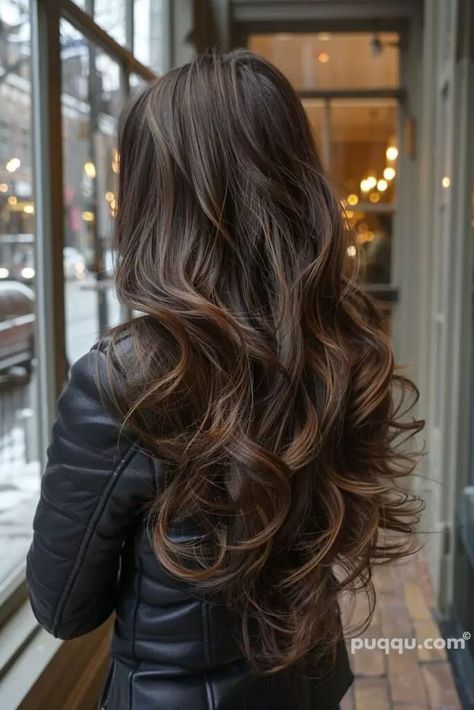 Coffee Hair Color Balayage, Balayage Hair For Fall 2024, Summer Brown Hair Color Brunettes, Highlights For Indian Skin Tone, Hair Color Ideas For Brunettes For Fall, Coffee Balayage, Dimensional Brunette Balayage, Winter Brunette, Brown Hair Inspiration