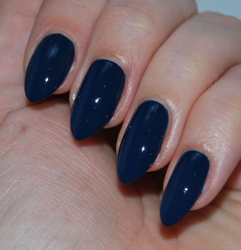 Dark Blue Nails, Navy Nails, Blue Nail, Dark Nails, Minimalist Nails, Nail Varnish, Funky Nails, Cute Acrylic Nails, Perfect Nails