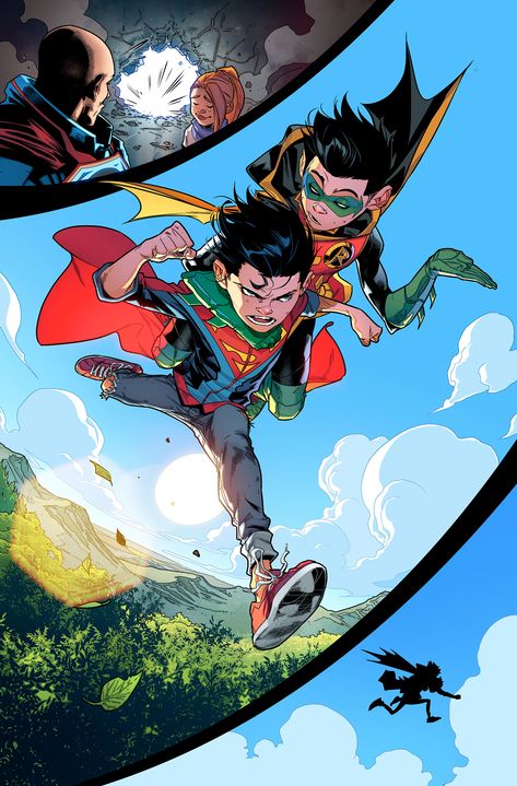 Super Sons, Jon Kent, Robin Dc, Dc World, Dc Comics Heroes, Univers Dc, Arte Dc Comics, Damian Wayne, Batman Family