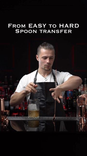 IVAN USOV / Show Bartender on Instagram: "✔️Easy / Medium / Hard “Bar spoon transfer”🔝 This is a really dope tricks collection…you’re welcome! Practice & enjoy flair!💪☺️ #bartricks #bartenderstyle #flairbartending #craftbarskills #craftbartender" Bar Tricks, Easy Bar, Bar Spoon, Bar, On Instagram, Quick Saves, Instagram