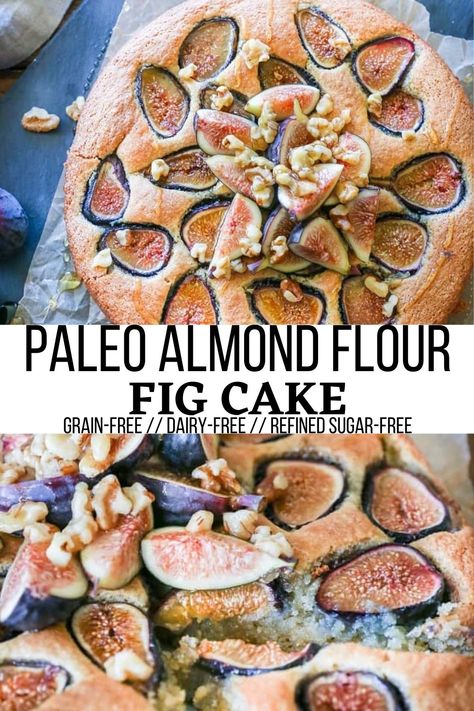 Fig Recipes Gluten Free, Fig Dessert, Fig Bread, Paleo Friendly Desserts, Almond Flour Cakes, Best Gluten Free Desserts, Fig Cake, Paleo Recipes Dessert, Healthy Cake Recipes