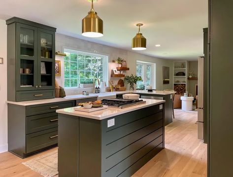 SW Foxhall Green kitchen cabinets paint Sw Foxhall Green, Foxhall Green, Green Kitchen Cabinets, Green Cabinets, Painting Kitchen Cabinets, Green Kitchen, Green Paint, Home Pictures, Coordinating Colors