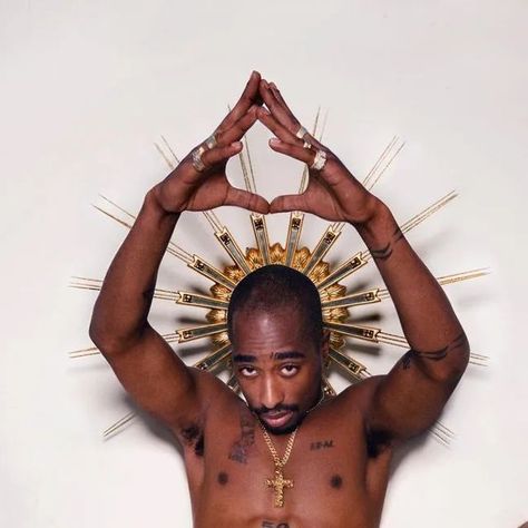 Vintage Daily on Instagram: "Tupac Shakur, ‘To Begin Again’, by David LaChapelle, April, 1996." David Lachapelle Tupac, Visual Moodboard, Concept Reference, Shoot Moodboard, 2pac Quotes, David Lachapelle, Witch Coven, Begin Again, Tupac Shakur